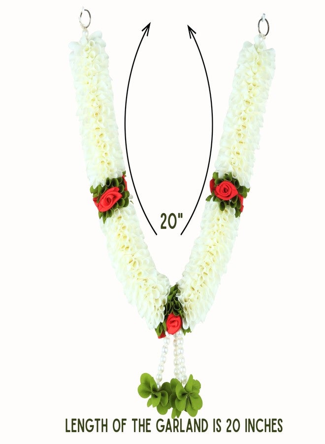Veltic- Pack of Three Half Meter Garland-White VE51W - Image 3